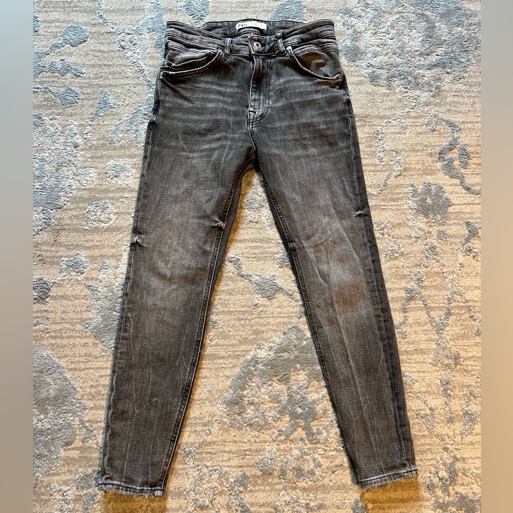 Zara Men’s Jeans Dark Gray/Black Size 30